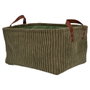 Home Deco Factory Lot de 3 Paniers de Rangement Verts Cocooning
