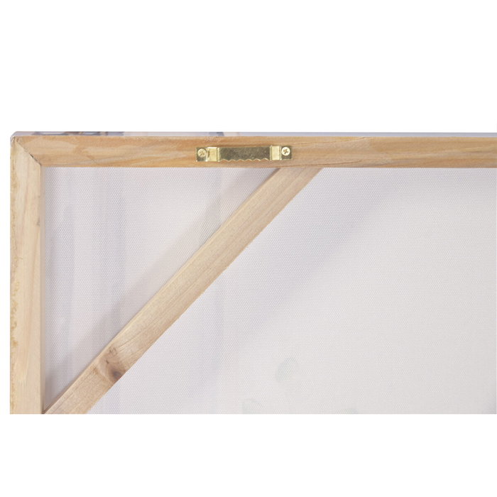Home ESPRIT Toile Jaune Bleu méditerranéen 100 x 3 x 70 cm (2 Unités)
