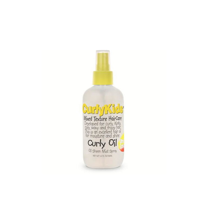 Curly Kids Curly Oil 138 ml - Huile en spray légère pour cheveux et cuir chevelu, tous types de cheveux Curly Kids Curly Oil 138 ml - Huile en spray légère pour cheveux et cuir chevelu, tous types de cheveux