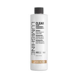 Joico Lumishine Demi Liquid Clear 300 mL - Système de coloration liquide sans ammoniace, offre jusqu'à 2x plus de brillance et protection nutritive