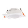 Bague Projecteur Downlight Inclinable Carré Blanc 83/83mm
