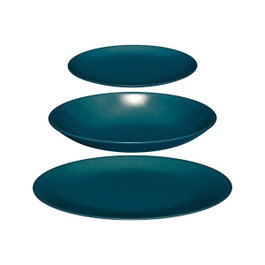 Secret Of Gourmet Service de vaisselle 18 pièces bleu
