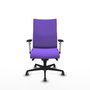 Piqueras Y Crespo Chaise de bureau Albacete confidente, mécanisme Sincro, Lila