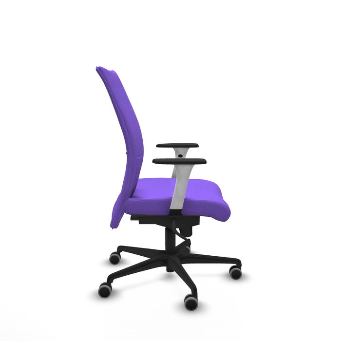 Piqueras Y Crespo Chaise de bureau Albacete confidente, mécanisme Sincro, Lila