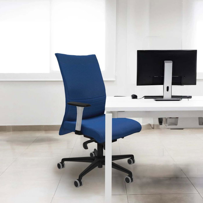 Piqueras Y Crespo Chaise de bureau Albacete confidente, mécanisme Sincro, Lila