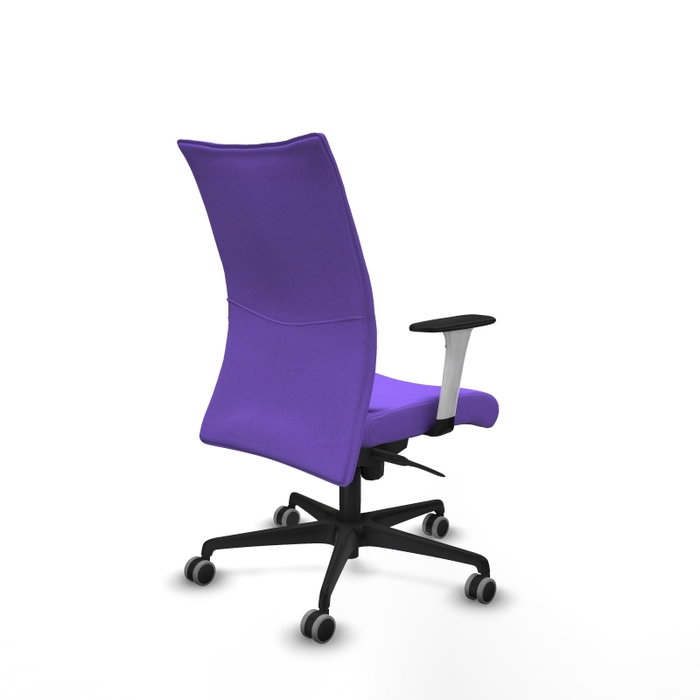 Piqueras Y Crespo Chaise de bureau Albacete confidente, mécanisme Sincro, Lila