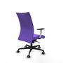 Piqueras Y Crespo Chaise de bureau Albacete confidente, mécanisme Sincro, Lila