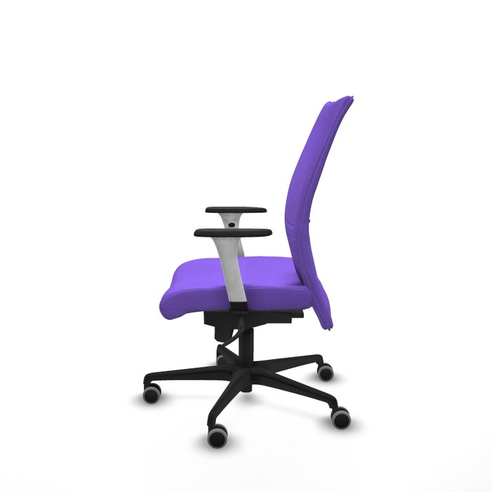 Piqueras Y Crespo Chaise de bureau Albacete confidente, mécanisme Sincro, Lila