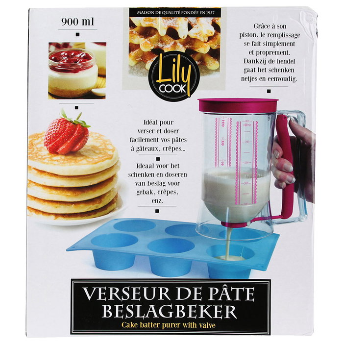 Lily Cook Jarra Doseuse de Pâte 900 ml