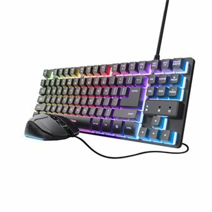 clavier et souris Trust GXT798 Noir Espagnol clavier et souris Trust GXT798 Noir Espagnol