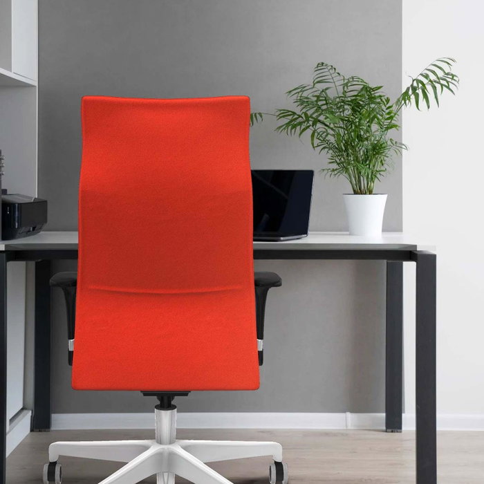 Piqueras Y Crespo Fauteuil Albacete Morado avec mécanisme synchrone et base blanche