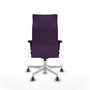 Piqueras Y Crespo Fauteuil Albacete Morado avec mécanisme synchrone et base blanche