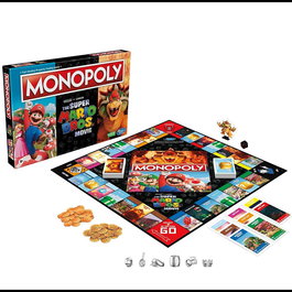 Hasbro Games Monopoly Super Mario Movie F6818 - Jeu de société - Version espagnol - À partir de 8 ans