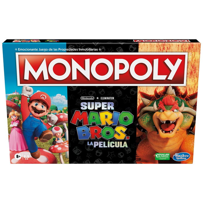Hasbro Games Monopoly Super Mario Movie F6818 - Jeu de société - Version espagnol - À partir de 8 ans