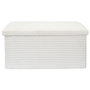 Home Deco Factory Pouf Pliable Scott Beige