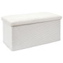 Home Deco Factory Pouf Pliable Scott Beige
