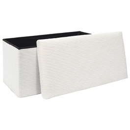 Home Deco Factory Pouf Pliable Scott Beige