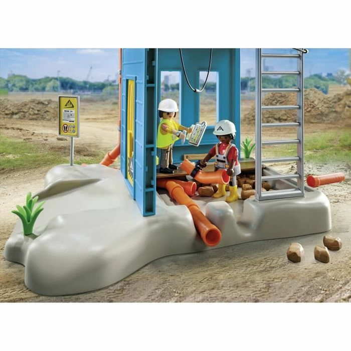 Playmobil 71650 Ouvriers et chantier, My Life la construction, 138 pièces Playmobil 71650 Ouvriers et chantier, My Life la construction, 138 pièces
