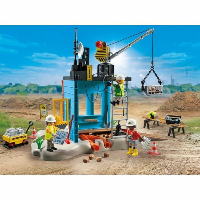 Playmobil 71650 Ouvriers et chantier, My Life la construction, 138 pièces Playmobil 71650 Ouvriers et chantier, My Life la construction, 138 pièces