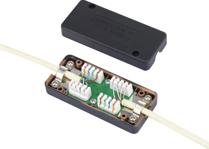 Lanview Boîtier de connexion UTP Cat6 Coupleur RJ45 Lanview Boîtier de connexion UTP Cat6 Coupleur RJ45
