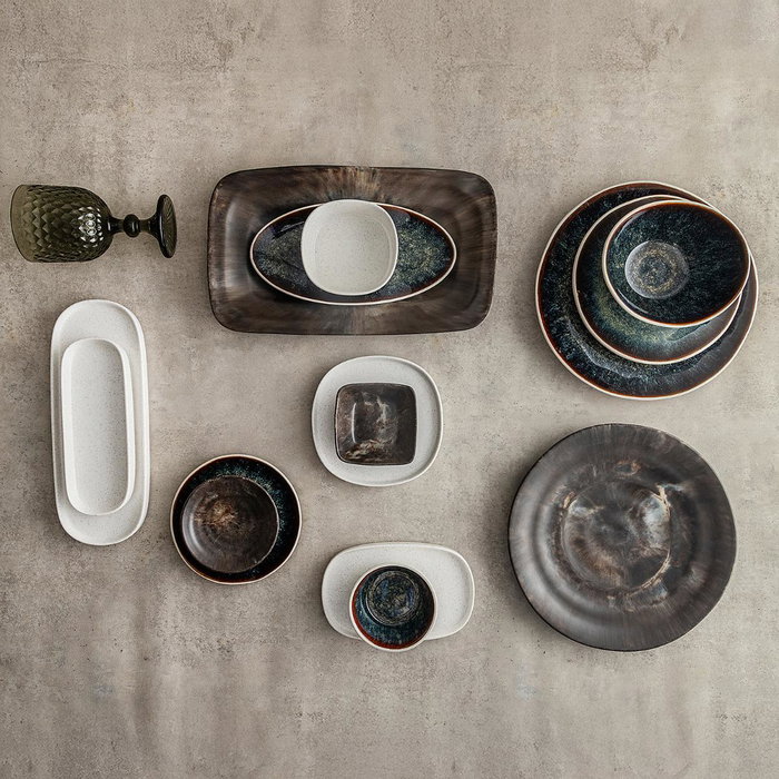 Bandeja Porcelana Elite Bidasoa 30x14,5x2,6 cm (6 Unidades)