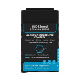 INDES MEDICAL Magnesio Cuadruple Complex 120 Capsules