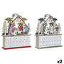 Calendrier de l’Avent DKD Home Decor Bois 34 x 8,5 x 36,5 cm (2 Unités)