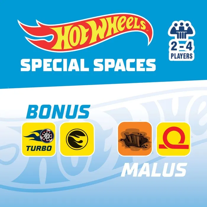 Liscianigiochi HOTWHEELS - Jeu de l'oie de parcours et de vitesse pour 2 à 4 joueurs à partir de 5 ans