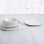 Assiette plate Bidasoa Fosil Blanc Céramique Carré 21,1 x 20,3 x 2,3 cm (9 Unités)