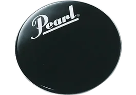 PEARL Parche Resonante 22" Black Beat with Logo