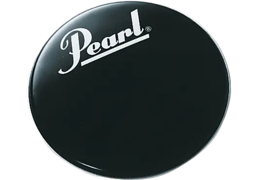 PEARL Parche Resonante 22" Black Beat with Logo PEARL Parche Resonante 22" Black Beat with Logo