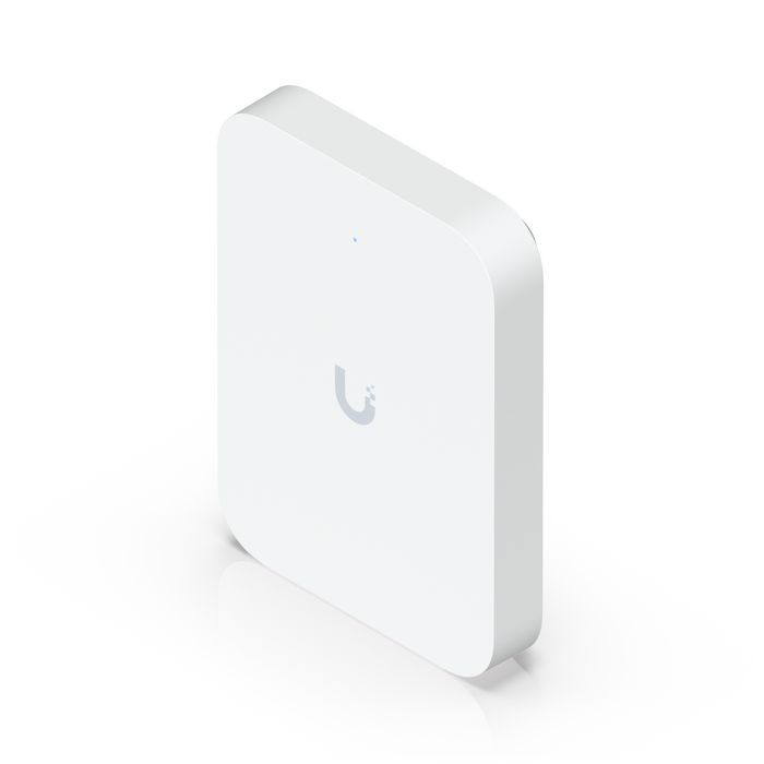 Ubiquiti Point d'accès WiFi 7 mural 115 m² 4 flux - Switch 2.5 GbE PoE 13W intégré - Pour environnements d'accueil