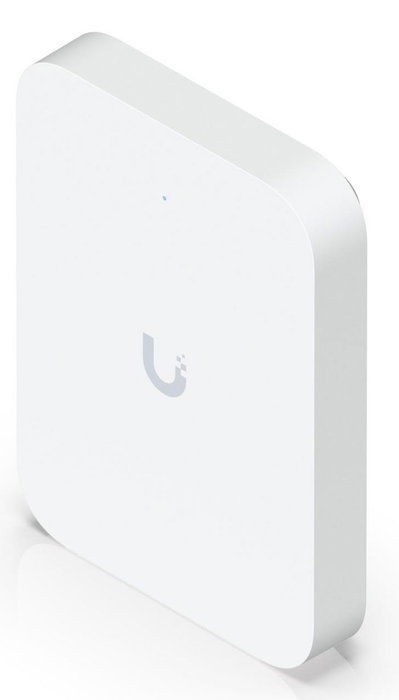 Ubiquiti Point d'accès WiFi 7 mural 115 m² 4 flux - Switch 2.5 GbE PoE 13W intégré - Pour environnements d'accueil