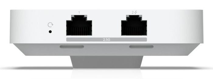 Ubiquiti Point d'accès WiFi 7 mural 115 m² 4 flux - Switch 2.5 GbE PoE 13W intégré - Pour environnements d'accueil