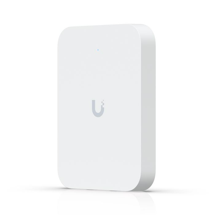 Ubiquiti Point d'accès WiFi 7 mural 115 m² 4 flux - Switch 2.5 GbE PoE 13W intégré - Pour environnements d'accueil