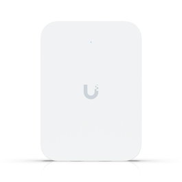 Ubiquiti Point d'accès WiFi 7 mural 115 m² 4 flux - Switch 2.5 GbE PoE 13W intégré - Pour environnements d'accueil