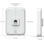 Ubiquiti Point d'accès WiFi 7 mural avec 3 ports 2.5 GbE PoE