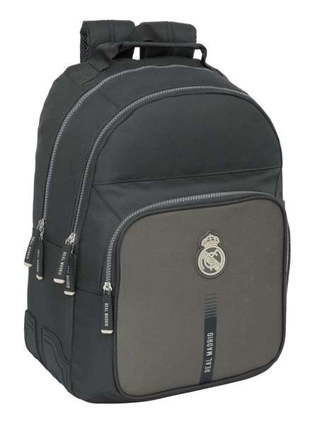 Safta Mochila doble adapt.carro real madrid 3ª equipacion 24/25 - Sac à dos double adaptation chariot Real Madrid 3ème équipement 24/25, 32 x 42 x 15 cm Safta Mochila doble adapt.carro real madrid 3ª equipacion 24/25 - Sac à dos double adaptation chariot Real Madrid 3ème équipement 24/25, 32 x 42 x 15 cm