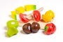 Molto Plateau à fruits en bois avec 9 pièces - Jeu d'imitation en bois pour enfants dès 1 an