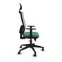 Chaise de Bureau avec Appui-tête Piqueras y Crespo 1D066G1 Vert émeraude