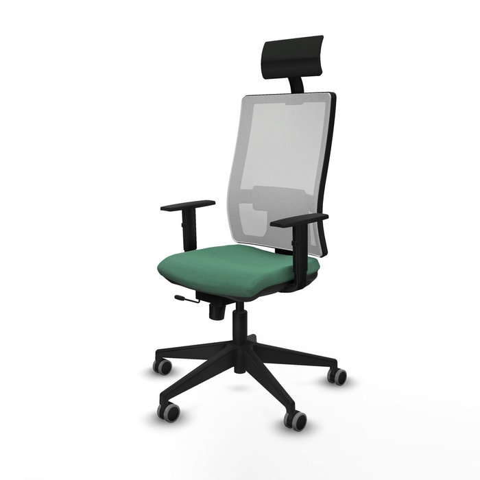 Chaise de Bureau avec Appui-tête Piqueras y Crespo 1D066G1 Vert émeraude