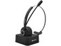 Sandberg Wireless Office Headset Pro - Micro-casque Bluetooth sans fil pour bureau, mains libres, confortable avec arceau rotatif et base de recharge magnétique