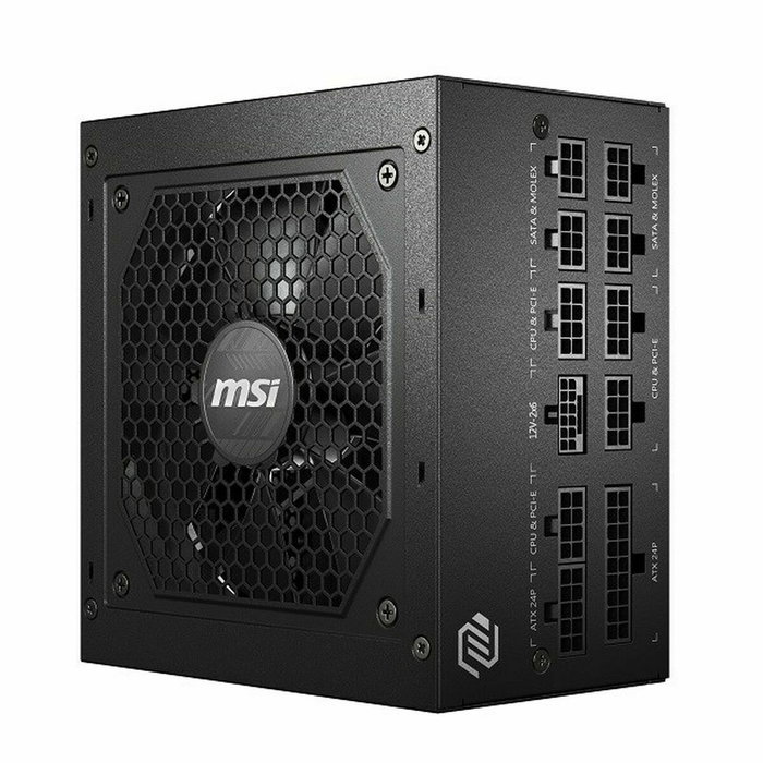 Bloc d’Alimentation MSI 306-7ZP8E11-CE0 750 W ATX 80 Plus Gold