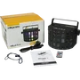 ALGAMLIGHT Helios II Derby 2 en 1 avec Stroboscope 4x3W LED RGBW 16 LED Blanches DMX Contrôle à Distance pour Fête