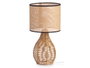 Giftdecor Lampe de Table Base Corde 20 x 30 x 20 cm Noir Marron Métal Plastique (Set de 4)