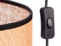 Giftdecor Lampe de Table Base Corde 20 x 30 x 20 cm Noir Marron Métal Plastique (Set de 4)