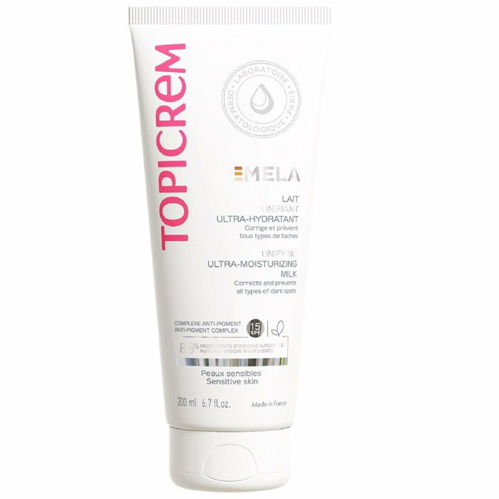 Topicrem MELA Lait corps unifiant ultra-hydratant SPF15+ 200 ml Topicrem MELA Lait corps unifiant ultra-hydratant SPF15+ 200 ml