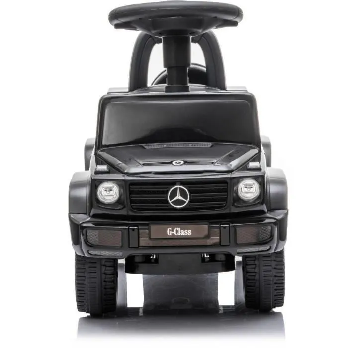 Buddy Toys Porteur enfant Mercedes G350d BPC 5188 - Jouet à pousser avec sons, rangement - Pour enfant dès 2 ans (25 kg, 70x29x41 cm, noir)