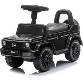 Buddy Toys Porteur enfant Mercedes G350d BPC 5188 - Jouet à pousser avec sons, rangement - Pour enfant dès 2 ans (25 kg, 70x29x41 cm, noir)
