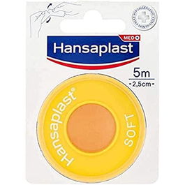 Hansaplast Sparadrap Soft 5m x 2,5 cm 1 unité